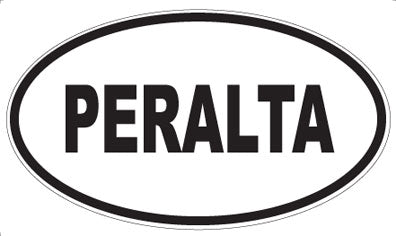 PERALTA - Oval Magnet