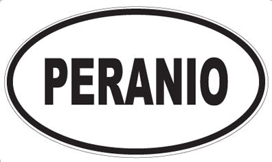 PERANIO - Oval Magnet