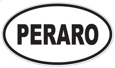 PERARO - Oval Sticker