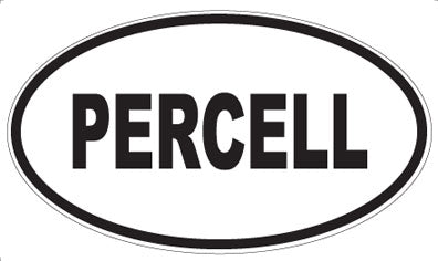 PERCELL - Oval Sticker