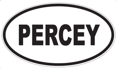 PERCEY - Oval Magnet