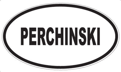 PERCHINSKI - Oval Magnet