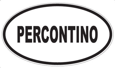 PERCONTINO - Oval Magnet