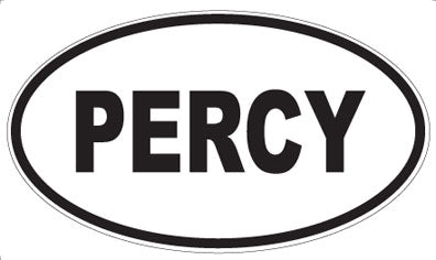 PERCY - Oval Magnet