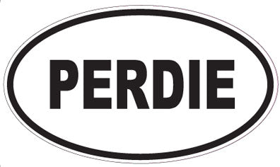 PERDIE - Oval Sticker