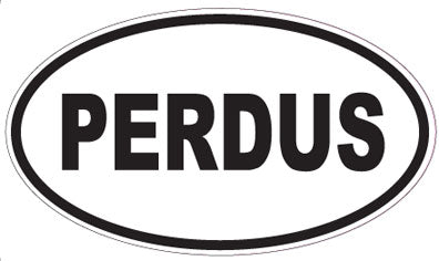PERDUS - Oval Sticker