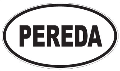 PEREDA - Oval Sticker