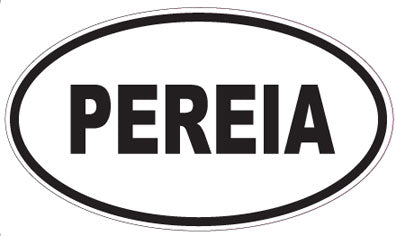 PEREIA - Oval Sticker