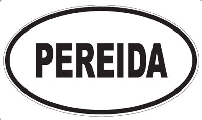 PEREIDA - Oval Sticker