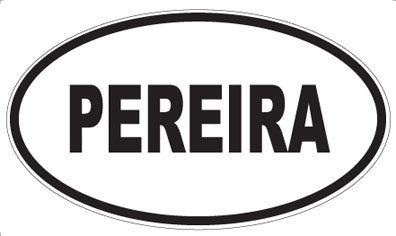 PEREIRA - Oval Sticker