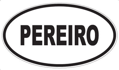 PEREIRO - Oval Sticker