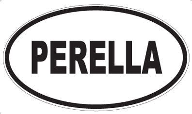 PERELLA - Oval Sticker