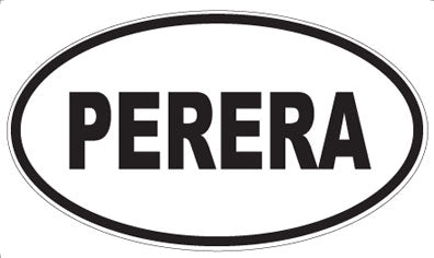 PERERA - Oval Magnet