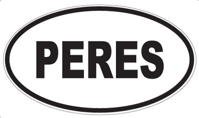 PERES - Oval Sticker