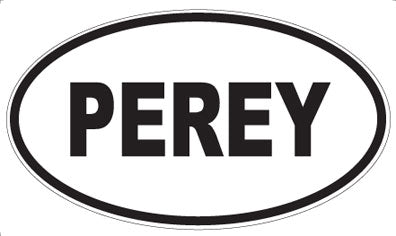 PEREY - Oval Sticker