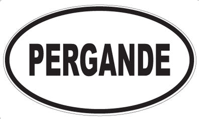 PERGANDE - Oval Magnet
