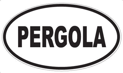 PERGOLA - Oval Magnet