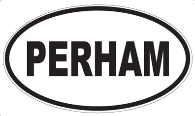 PERHAM - Oval Sticker