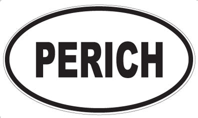 PERICH - Oval Sticker