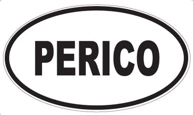 PERICO - Oval Sticker