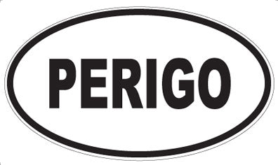 PERIGO - Oval Sticker