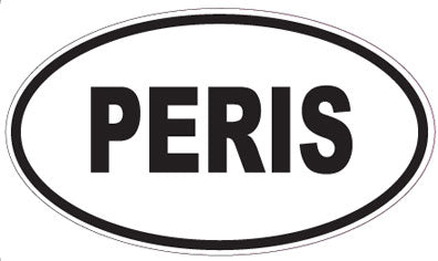 PERIS - Oval Sticker
