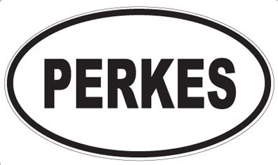 PERKES - Oval Sticker
