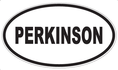PERKINSON - Oval Sticker
