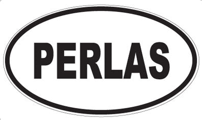PERLAS - Oval Sticker