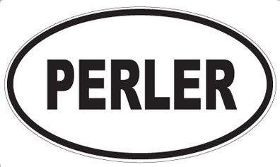 PERLER - Oval Sticker