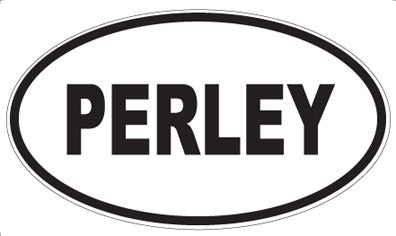 PERLEY - Oval Sticker