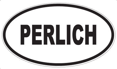 PERLICH - Oval Magnet