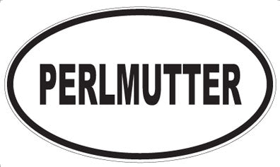 PERLMUTTER - Oval Magnet