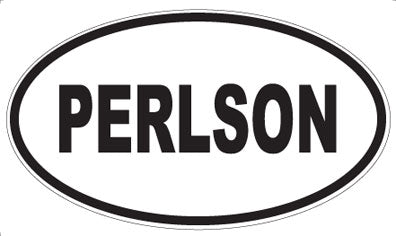 PERLSON - Oval Magnet