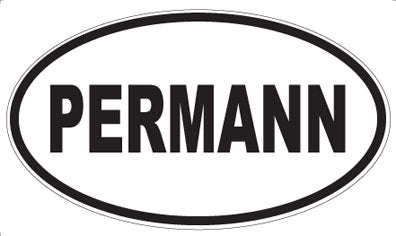 PERMANN - Oval Magnet