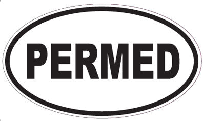 PERMED - Oval Sticker