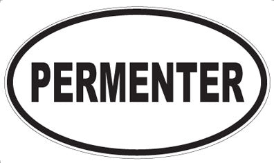 PERMENTER - Oval Magnet