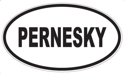 PERNESKY - Oval Magnet