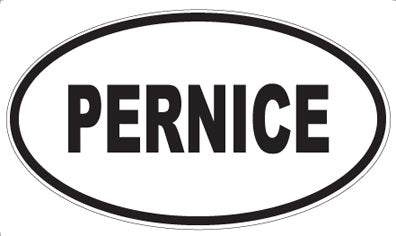 PERNICE - Oval Magnet