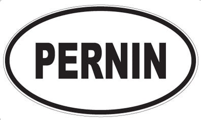 PERNIN - Oval Sticker