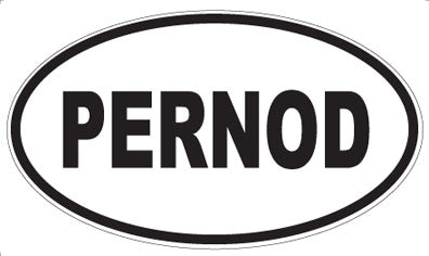 PERNOD - Oval Sticker