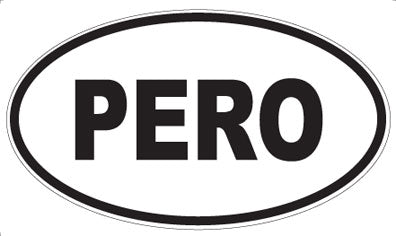 PERO - Oval Sticker