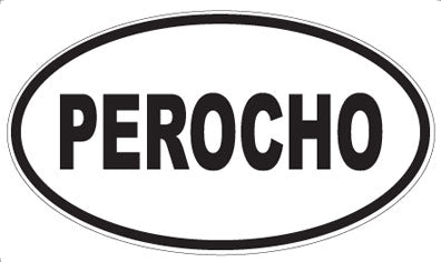 PEROCHO - Oval Sticker