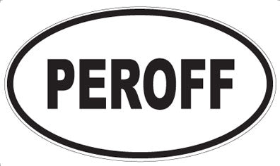 PEROFF - Oval Magnet
