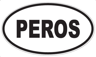 PEROS - Oval Sticker