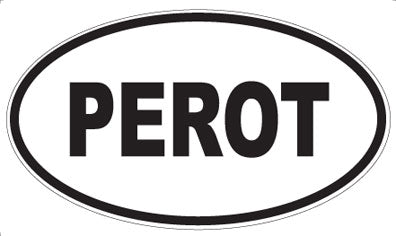 PEROT - Oval Sticker