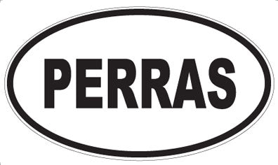 PERRAS - Oval Sticker