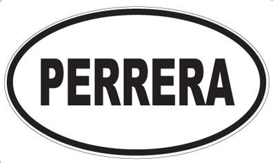 PERRERA - Oval Sticker