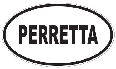 PERRETTA - Oval Magnet