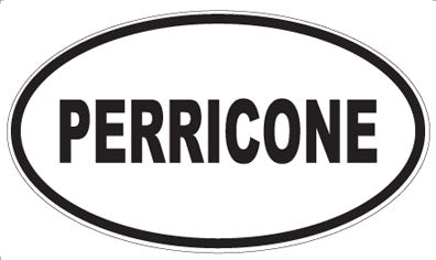 PERRICONE - Oval Sticker